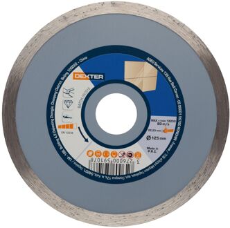 Dexter Diamantdoorslijpschijf Voor Keramische Tegels ⌀125mm