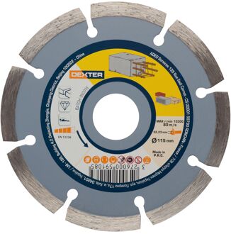 Dexter Diamantschijf Voor Beton ⌀115mm