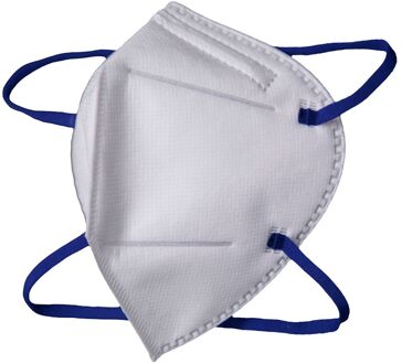 Dexter Filtering Half Mask Ffp2 - Wit En Blauw - Eén Maat - En149:2001 + A1:2009