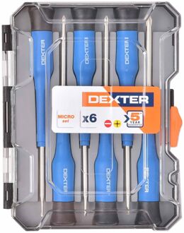 Dexter Precisie Schroevendraaierset - 6-delig