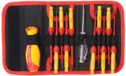 Dexter Schroevendraaierset - 12-delig - Vde