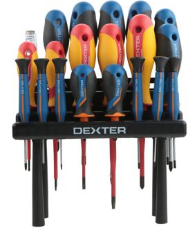 Dexter Schroevendraaierset - 20-delig - Vde