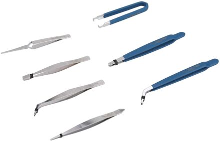 Dexter Set Precisie Tangen - Duurzaam Materiaal - 19cm