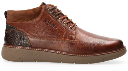 Dexter Sneakers Bruin Cognac Combi - 45