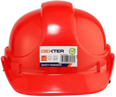 Dexter Veiligheidshelm - Rood - Eén Maat - En 397
