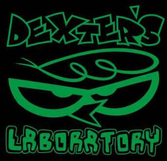 Dexters Lab Logo Hoodie - Black - M Zwart