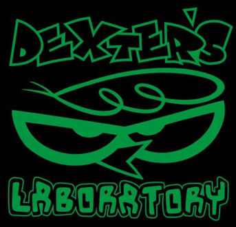 Dexters Lab Logo Women's T-Shirt - Black - S Zwart