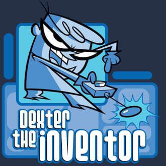 Dexters Lab The Inventor Men's T-Shirt - Navy - XXL