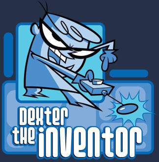 Dexters Lab The Inventor Women's T-Shirt - Navy - XS Blauw