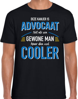 Deze kanjer is advocaat cadeau t-shirt zwart voor heren S