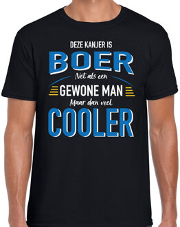 Deze kanjer is Boer cadeau t-shirt zwart voor heren S