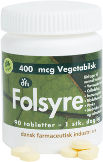 DFI Vitaminepillen DFI Foliumzurur 400 Mcg 90 tabletten