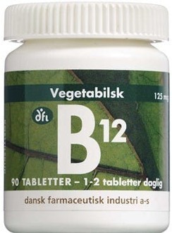DFI Vitaminepillen DFI Vitamine B12 - 125 Mcg 90 tabletten
