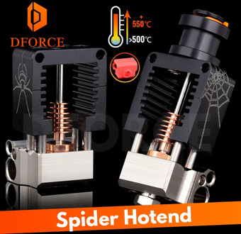 DFORCE spider Hotend Super precision 3D printer extrusion head Compatible with MQ Hotend adapter TITAN BMG EXTRUDER