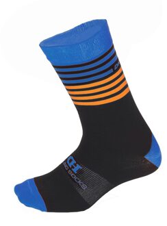 DH SPORT Professionele Fietsen Sokken Beschermen Voeten Ademend Wicking Sok Outdoor Racefiets Nylon Sokken Fiets Accessoires Blauw