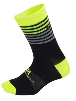 DH SPORT Professionele Fietsen Sokken Beschermen Voeten Ademend Wicking Sok Outdoor Racefiets Nylon Sokken Fiets Accessoires Geel