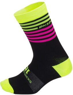 DH SPORT Professionele Fietsen Sokken Beschermen Voeten Ademend Wicking Sok Outdoor Racefiets Nylon Sokken Fiets Accessoires Grijs