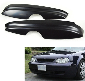 DHBH-Car Headlight head light lamp Eyebrow Sticker Decoration Cover Trim for Golf 4 MK4 IV 1999-2004