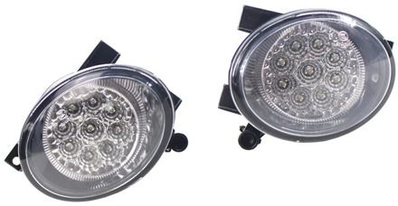 DHBH-Car-Styling Front 9 LED Fog Lamp Fog Light for - Golf 6 Jetta 6 Caddy Touran Tiguan 5K0941699 5K0941700