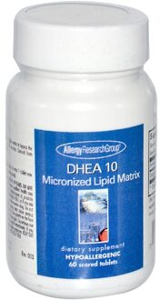 DHEA 10 Micronized Lipid Matrix 60 Scored Tablets - Allergy Research Group