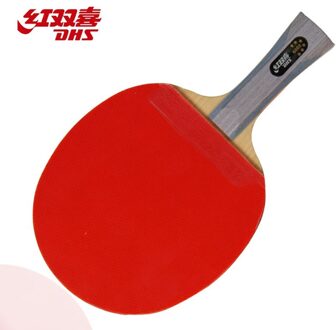 Dhs 6002 Professionele Tafeltennis Racket Met Orkaan 8 En Tin Arc Rubber Fl Handvat Shake Hold Ping Pong Bat met Case