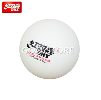 Dhs Outdoor Tafeltennis Bal Stabiele Prestaties In Alle Weersomstandigheden Seamed Abs D40 + Ballen Plastic Ping Pong Ballen 10 balls