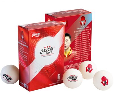 Dhs World Tour Tafeltennis Ballen 3 Ster D40 + Tafeltennis Nieuw Materiaal Plastic Poly Ping Pong Ballen
