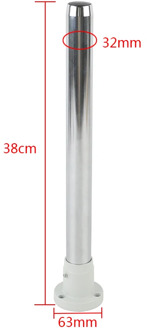 DIA 32mm Metal Fixed Microscope Stand Holder Bracket Rod Bar Pillar For Binocular Trinocular Microscope Stereo Microscope