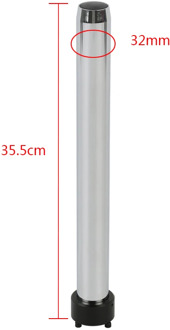 DIA 32mm Microscope Stand Holder Metal Bracket Rod Bar Pillar Column