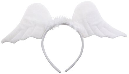 Diadeem Engel Wit - Transparant