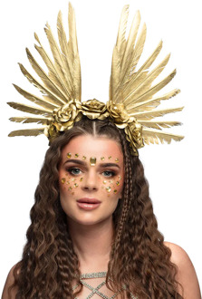 Diadeem Halo Kroon Stella Goud - Brons