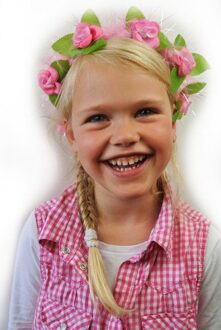 Diadeem Roosjes Roze