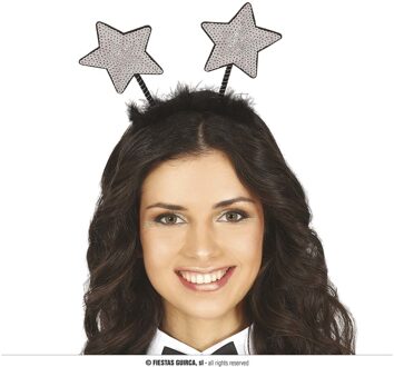 Diadeem Zilveren Sterren Zilver - Grijs