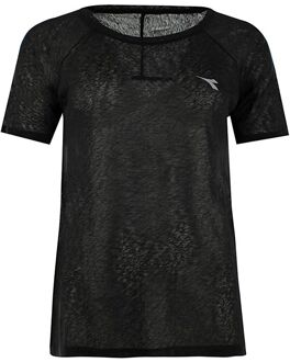 Diadora Active Dames Zwart T-Shirt - maat XS