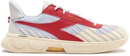 Diadora B. Elite Star made in Italy Allcourt schoen Heren-wit, donkerrood - 42.5