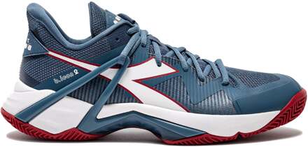 Diadora B.Icon 2 Tennisschoenen Heren-petrolblauw,rood - 40.5,41,42,42.5,43,44,44.5,45,45.5,46,47,47.5,48,49