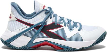 Diadora B.Icon 2 Tennisschoenen Heren-wit,petrolblauw - 39,40,40.5,41,42,42.5,43,44,44.5,45,45.5,46,47,47.5,48,49