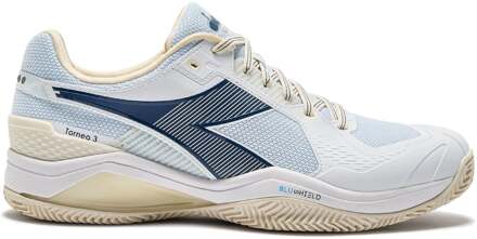 Diadora Blushield Torneo 3 Tennisschoenen Heren-wit,blauw - 40.5,41,42,42.5,43,44,44.5,45,45.5,46,47,47.5,48