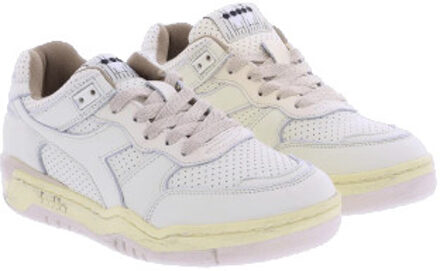Diadora Dames b.560 apulia used italia - maat 37 Wit