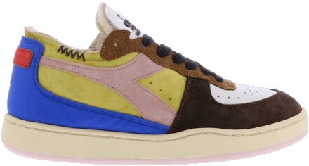 Diadora Dames, heren mi basket row cut choco breakf Bruin - 37