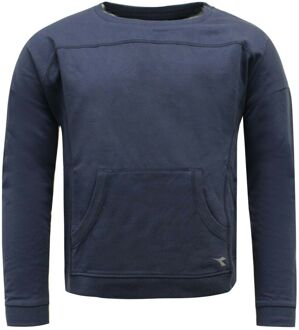 Diadora Dames Navy Trui - maat L Blauw