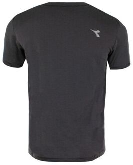 Diadora Easy Tennis Heren Zwart T-Shirt - maat M