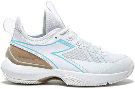 Diadora Finale Tennisschoenen Dames-Wit,Beige - 37,38,38.5,42