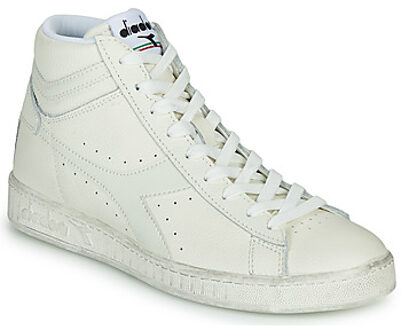 Diadora Game L High Waxed Sneakers - Leren Sneaker - Dames - Wit - Maat 42