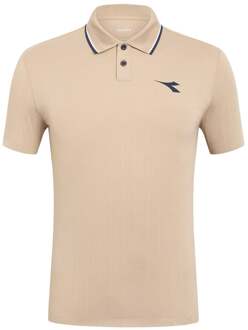 Diadora Icon Polo Heren-Beige - XL