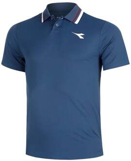 Diadora Icon Polo Heren-donkerblauw - S,M,XL,XXL