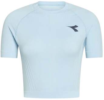 Diadora L. Icon Stratouno T-shirt Dames-Lichtblauw - S/M,L/XL