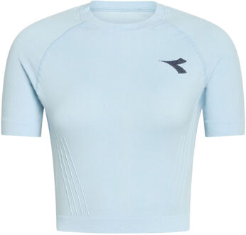Diadora L. Icon Stratouno T-shirt Dames-Lichtblauw - S/M