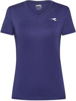 Diadora L. Short Sleeve T-shirt Dames-Blauw - M
