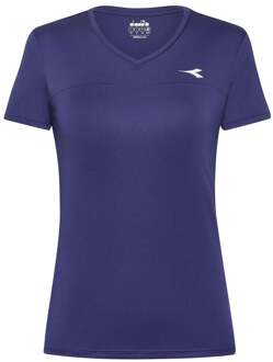 Diadora L. Short Sleeve T-shirt Dames-Blauw - XS